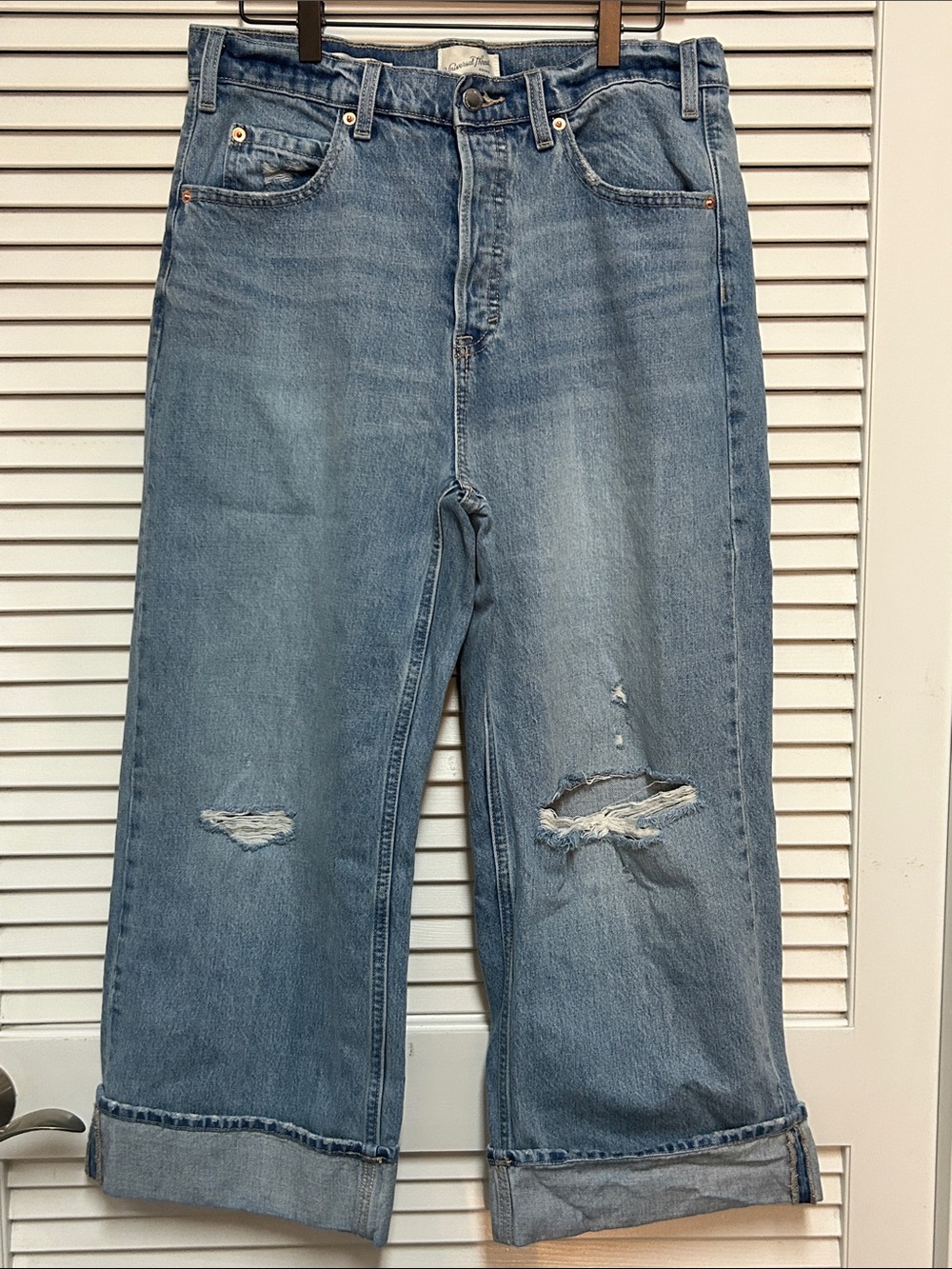 Universal Thread Cropped Vintage Wide Leg Jeans